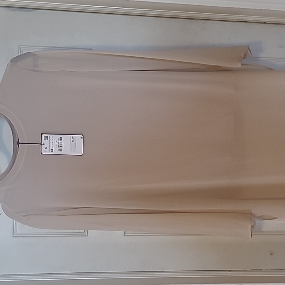 Sheer long blouse